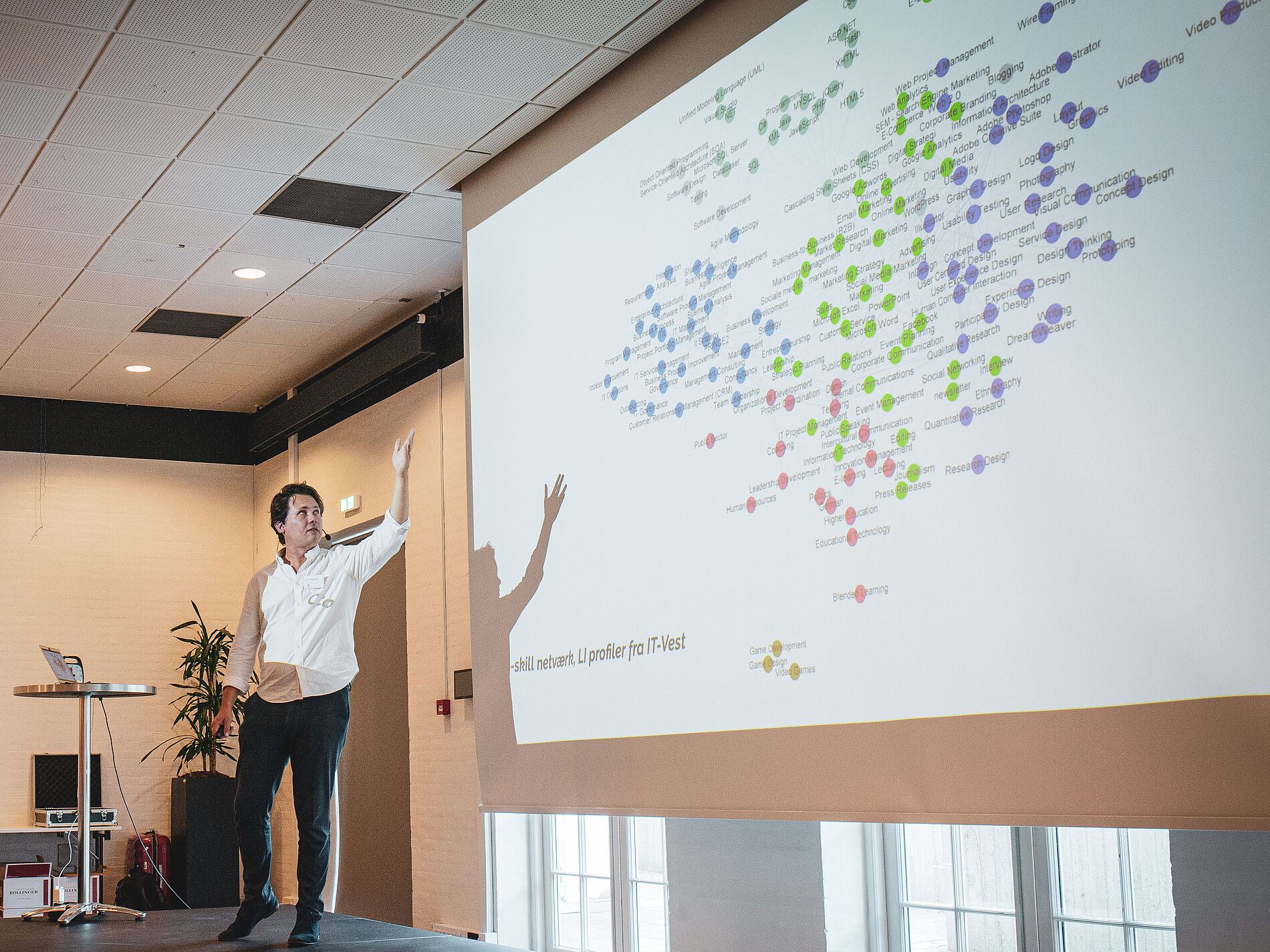 Anders Kristian Munk taler på It-vests konference 26. august 2021