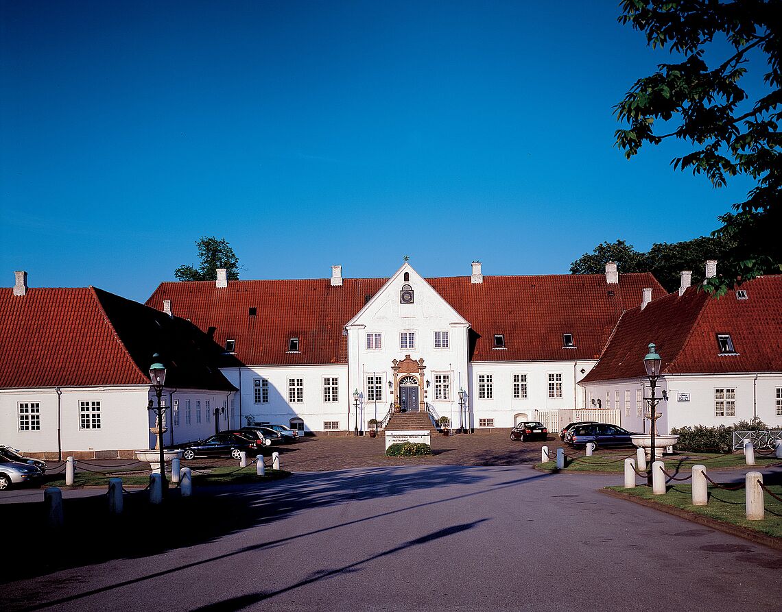 Facaden af Bygholm Parkhotel i Horsens