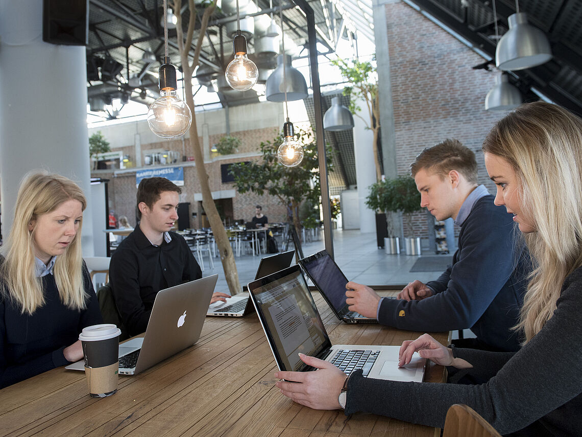 Studerende på Aalborg Universitets cand.it.-uddannelse i It-ledelse