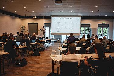 Link til større version af billede fra afslutningen af It-vest-konferencen 2019